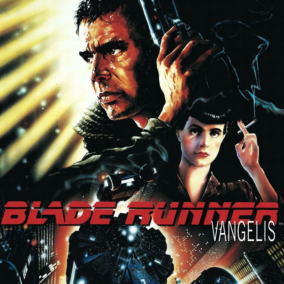 Artwork associated with the original Blade Runner soundtrack.